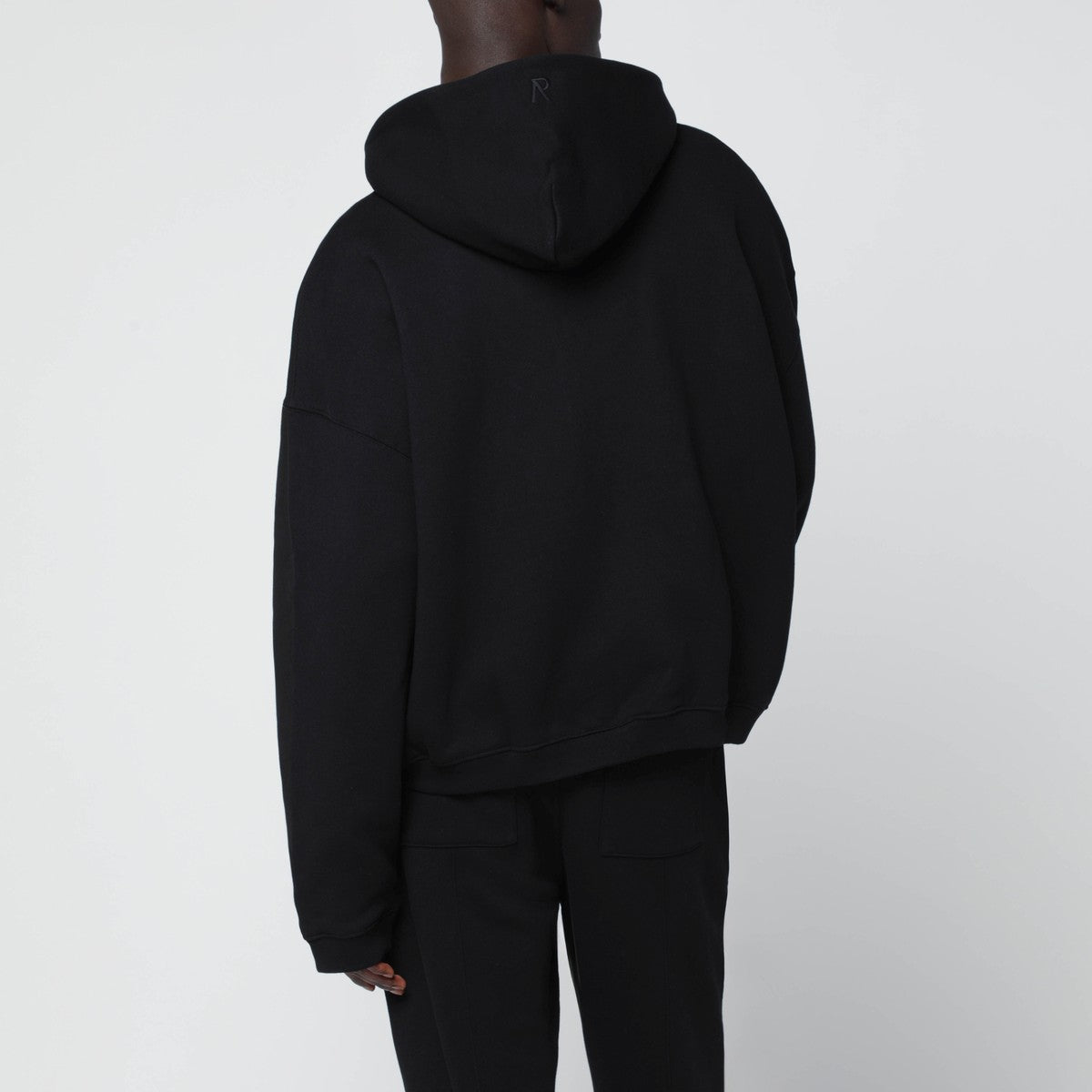 Represent Black zip-up hoodie