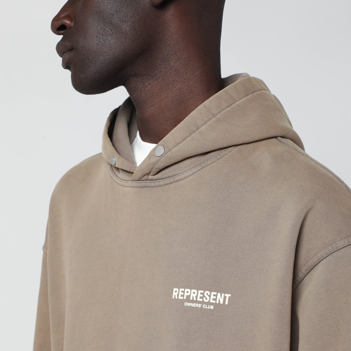 Represent Light brown oversized hoodie