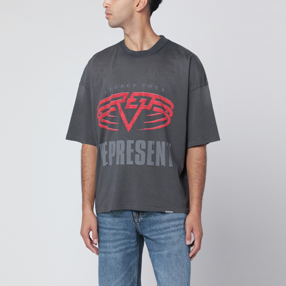 Represent Reversible Living Legacy Tour T-shirt in grey