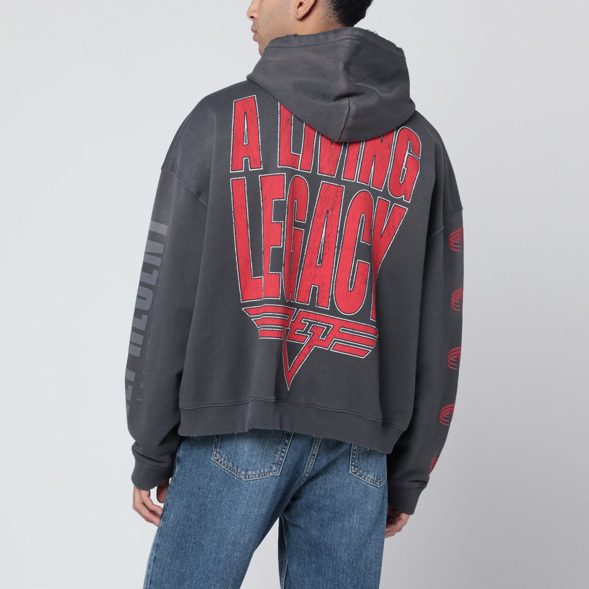 Represent Reversible Living Legacy Tour sweatshirt in grey