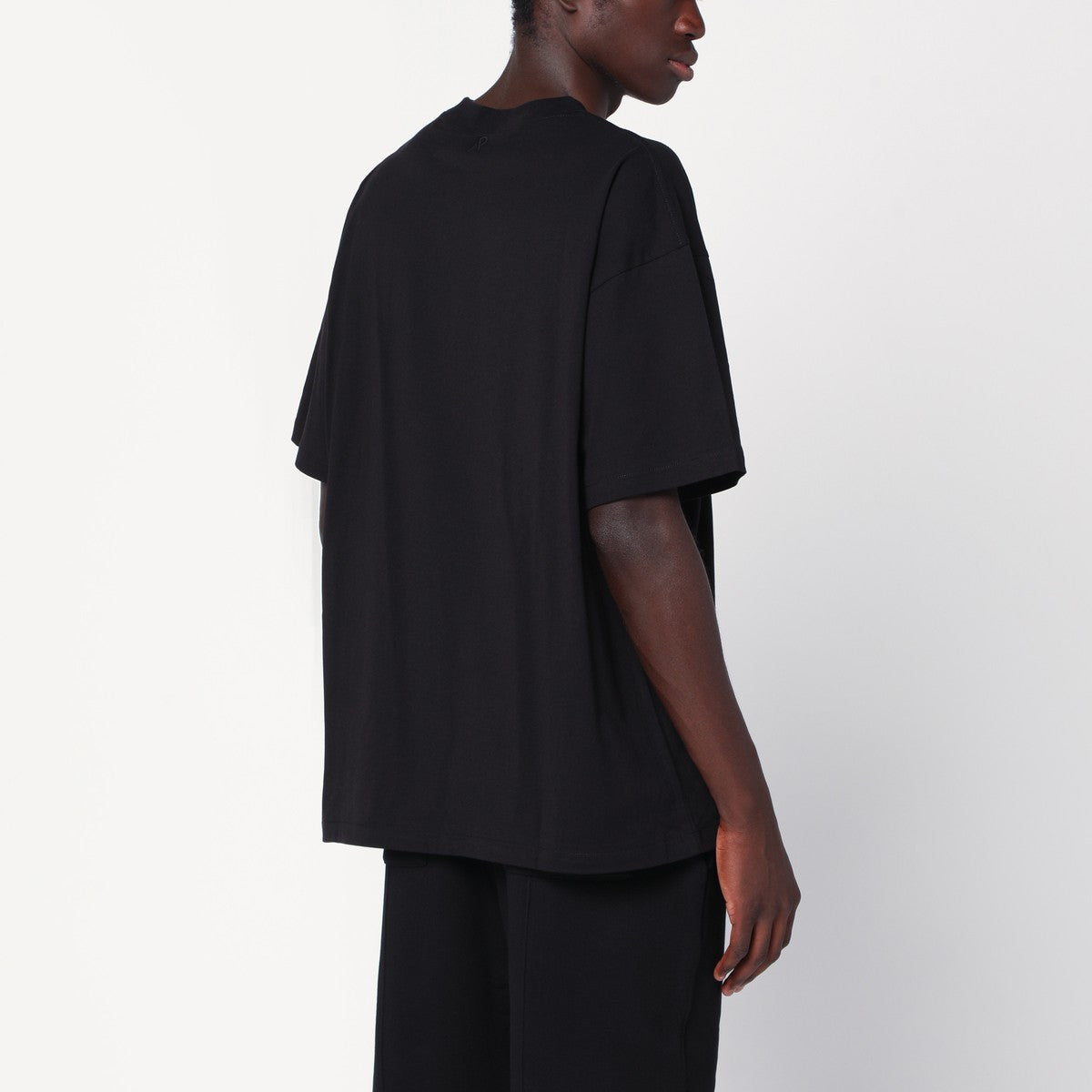 Represent black crew neck t-shirt