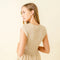 Resort Beach Fringe Knit Sleeveless Mini Dress-Dress-Fore Collection-S-NATURAL-Urbanheer