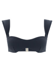 Retro Stretch Bikini Top for Summer Comfort