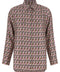 Reversible Patterned Silk Twill Shirt