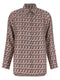 Reversible Patterned Silk Twill Shirt