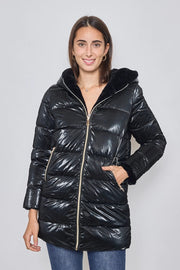 Reversible Shiny Down Black-Puffer Jackets-Frime-S-Black-Urbanheer