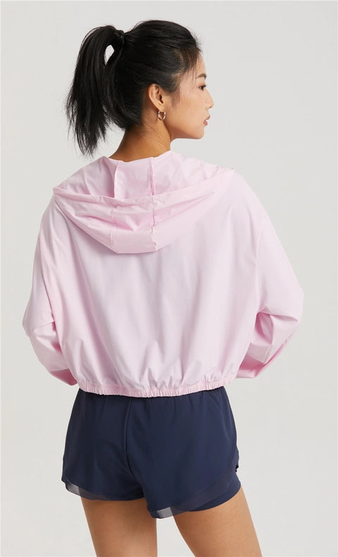 Revival Zipper Outdoor Lightweight Jacket Hoodie Baby Pink-Hoodie-91thelabel-S-Urbanheer