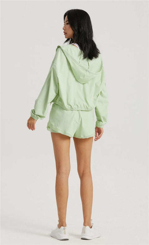 Revival Zipper Outdoor Lightweight Jacket Hoodie Pistachio-Hoodie-91thelabel-S-Urbanheer