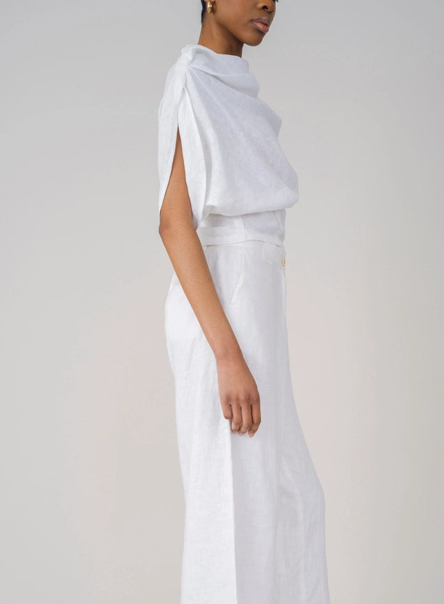 Rhea Linen Top-Top-Haveli-S-White-Urbanheer