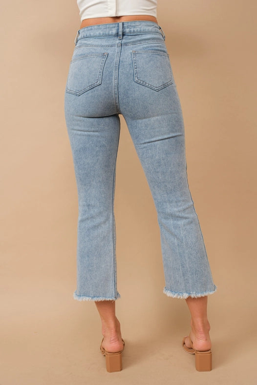 Rhinestone Denim Jeans-Jeans-Blue B-S-LIGHT WASH-Urbanheer