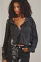 Ribbed Knit Full-Zip Hoodie