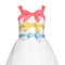 Ribbon Bow Tutu Dress-Dress-Hannah Banana-18M-WHITEMULTI-Urbanheer