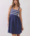 Ric Rac Trim Back Smocked Detail Mini Dress