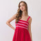 Ric Rac Trim Back Smocked Detail Mini Dress