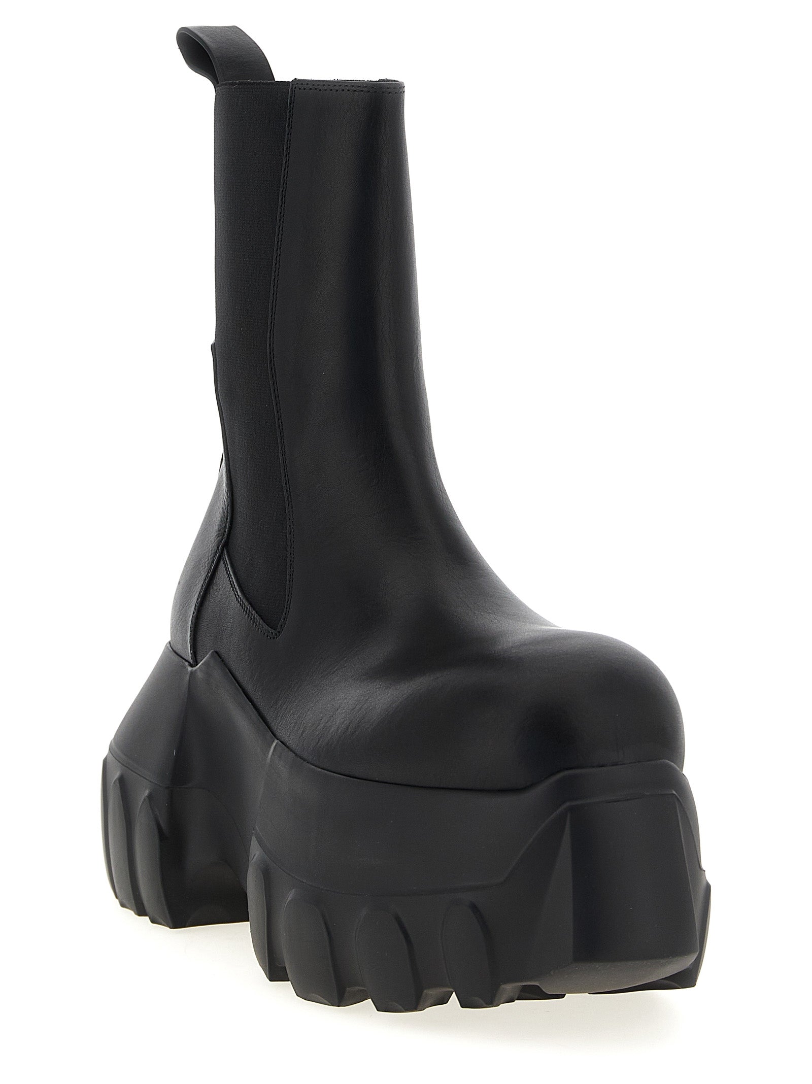 Rick Owens Beatle Mega Tractor Ankle Boots