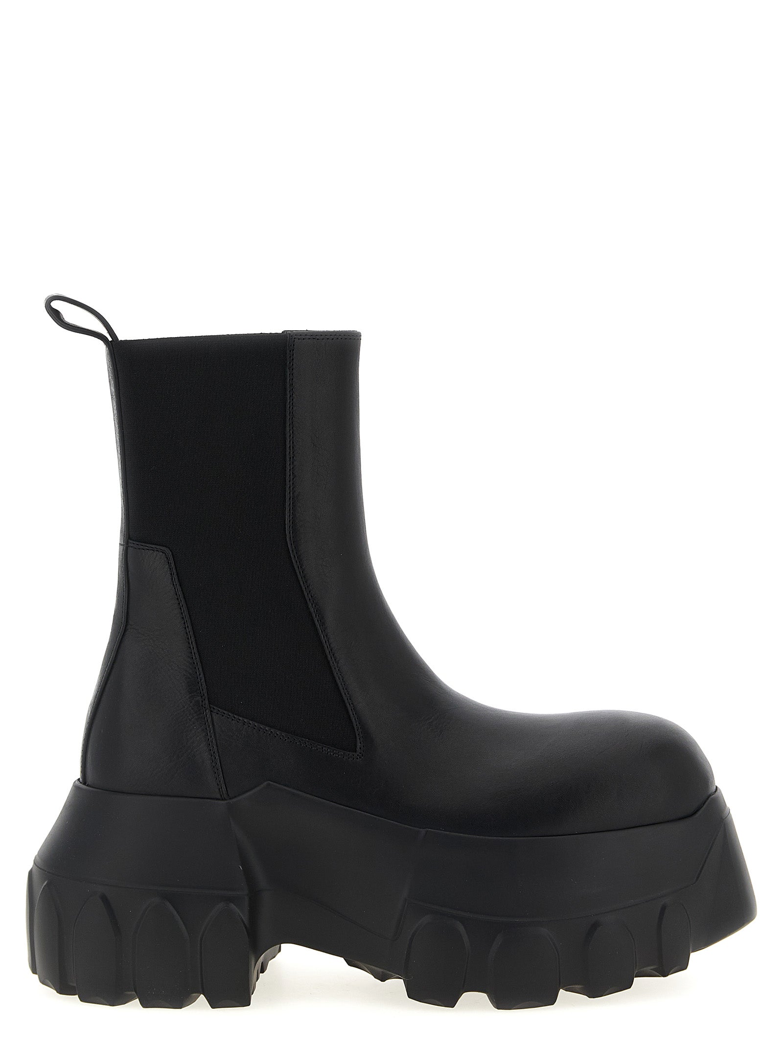 Rick Owens Beatle Mega Tractor Ankle Boots