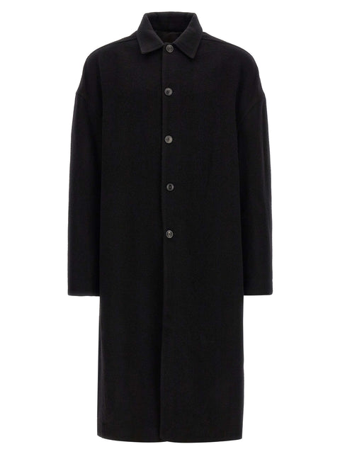 Rick Owens Buttoned Brad Coat