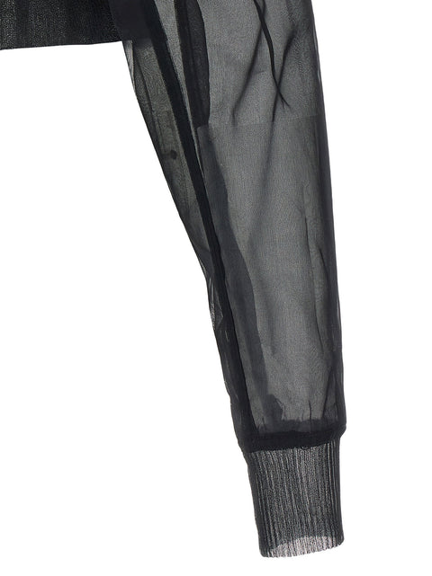 Rick Owens Dracucollar Cropped Bomber Jacket