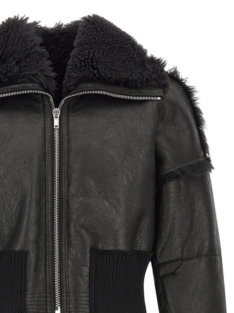 Rick Owens Flight Jkt Cropped Bomber Jacket