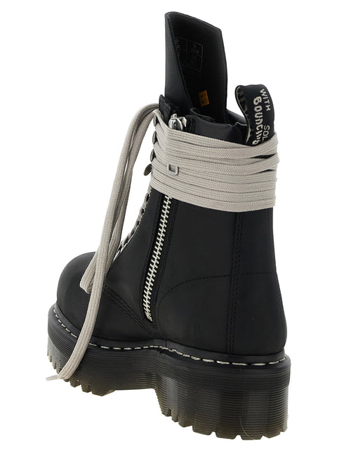 Rick Owens Quad Sole Steel Toe Amphibian