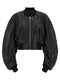 Rick Owens Secchia Cropped Flight Bomber Jacket