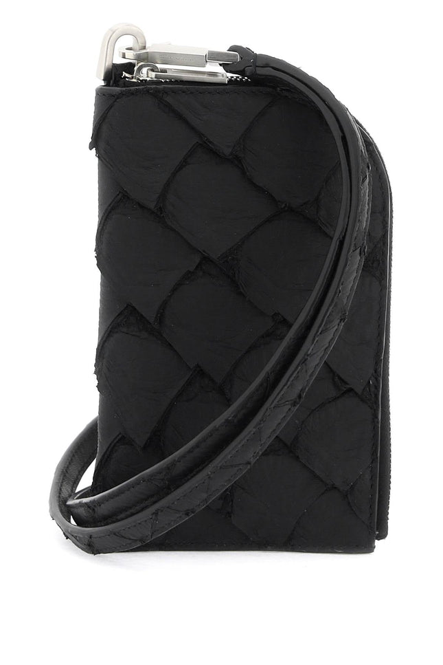 Rick owens pirarucu wallet with-men > accessories > wallets and small leather goods > wallets-Rick Owens-os-Black-Urbanheer