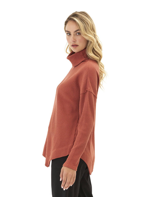 Rikke Eco Thermal Asymmetrical Long Sleeve Top