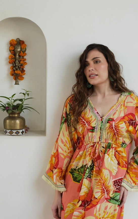 Rio Dress Aurora-Dress-Naudic-XS-Peach-Urbanheer