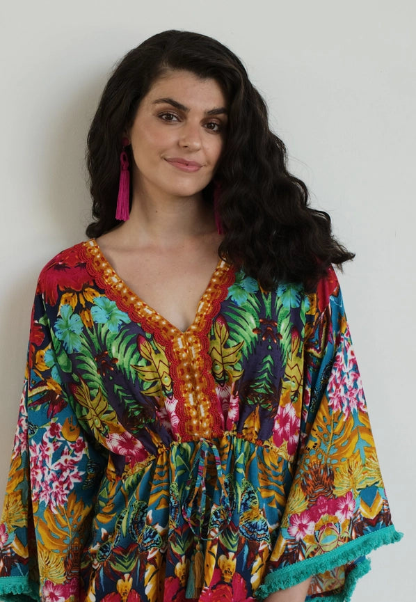 Rio Dress Hibiscus-Dress-Naudic-XS-Multi-Urbanheer