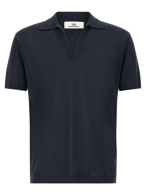 Riviera Project Open Collar Polo Shirt