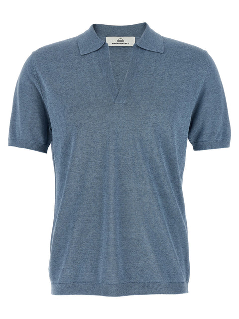 Riviera Project Open Collar Polo Shirt