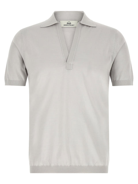 Riviera Project Open Collar Polo Shirt