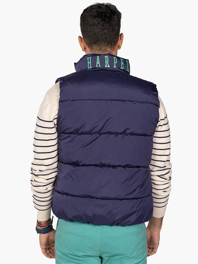 Riviera Vest Navy Blue-Vest-Harper & Neyer-S-Navy Blue-Urbanheer