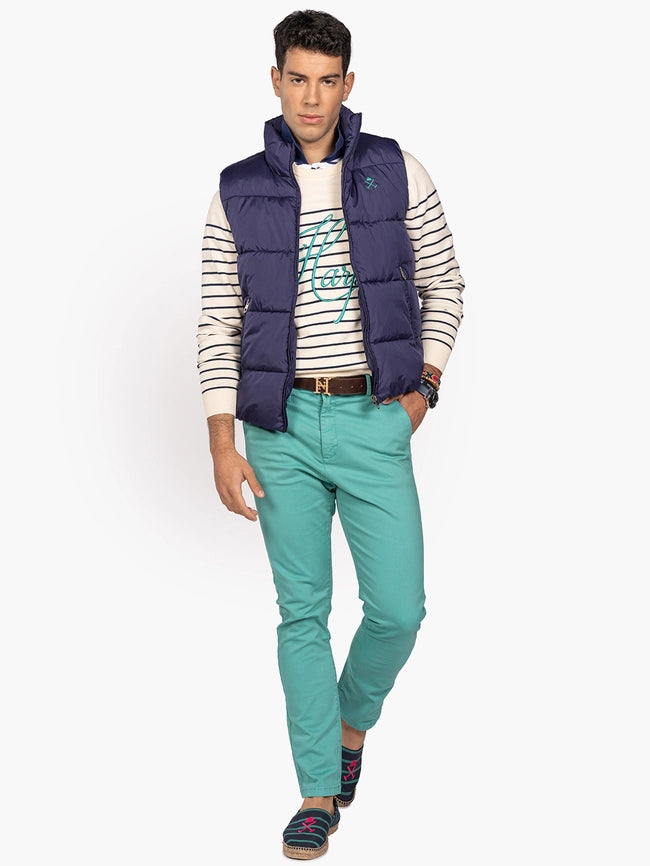 Riviera Vest Navy Blue-Vest-Harper & Neyer-S-Navy Blue-Urbanheer