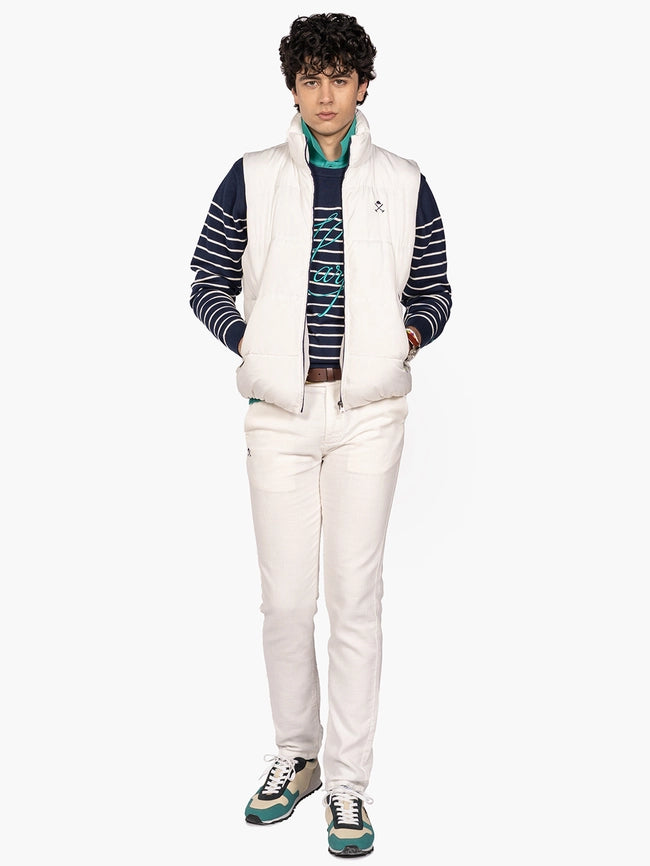 Riviera Vest Navy White-Vest-Harper & Neyer-S-White-Urbanheer