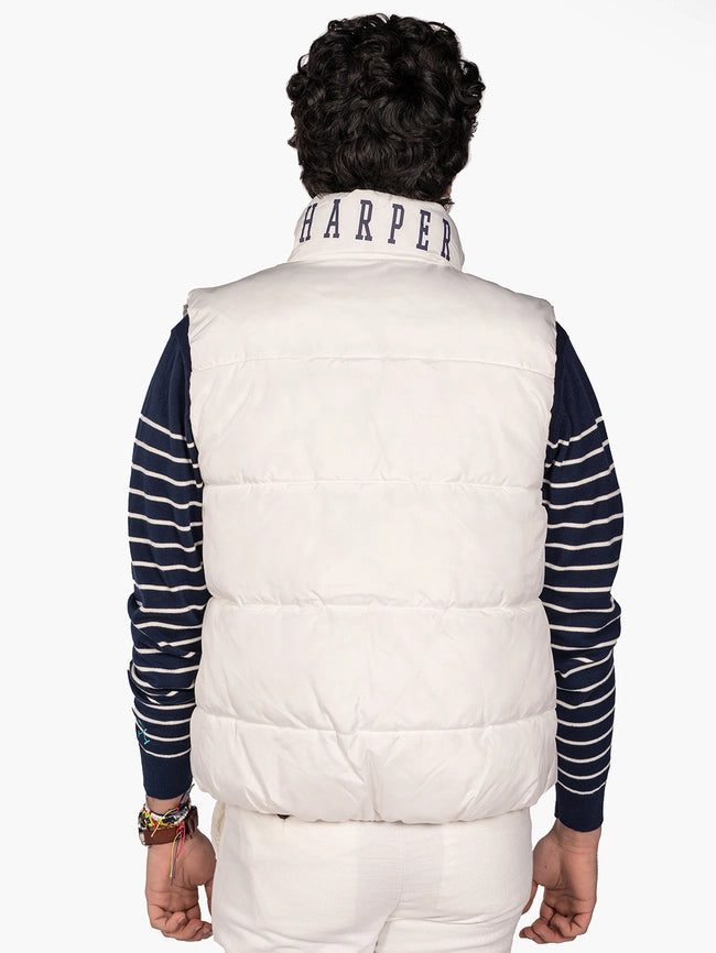 Riviera Vest Navy White-Vest-Harper & Neyer-S-White-Urbanheer