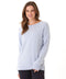 Roberta Feather Fleece Snap Button Sweatshirt