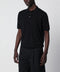 Roberto Collina Black regular cotton polo