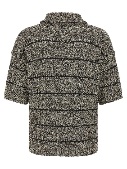 Roberto Collina Mouliné Insert Cardigan
