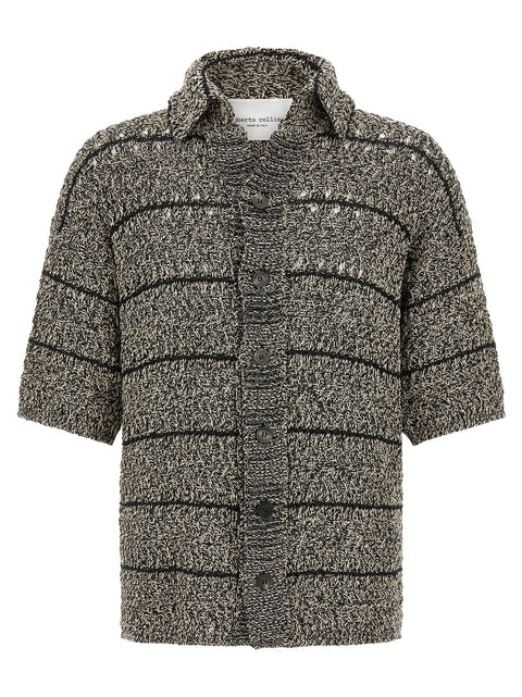 Roberto Collina Mouliné Insert Cardigan
