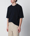 Roberto Collina Navy blue cotton knit T-shirt