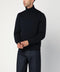 Roberto Collina Navy blue wool turtleneck sweater