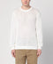 Roberto Collina Perforated milk-coloured sweater in cotton