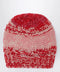 Roberto Collina Red/pink mouliné-effect beanie