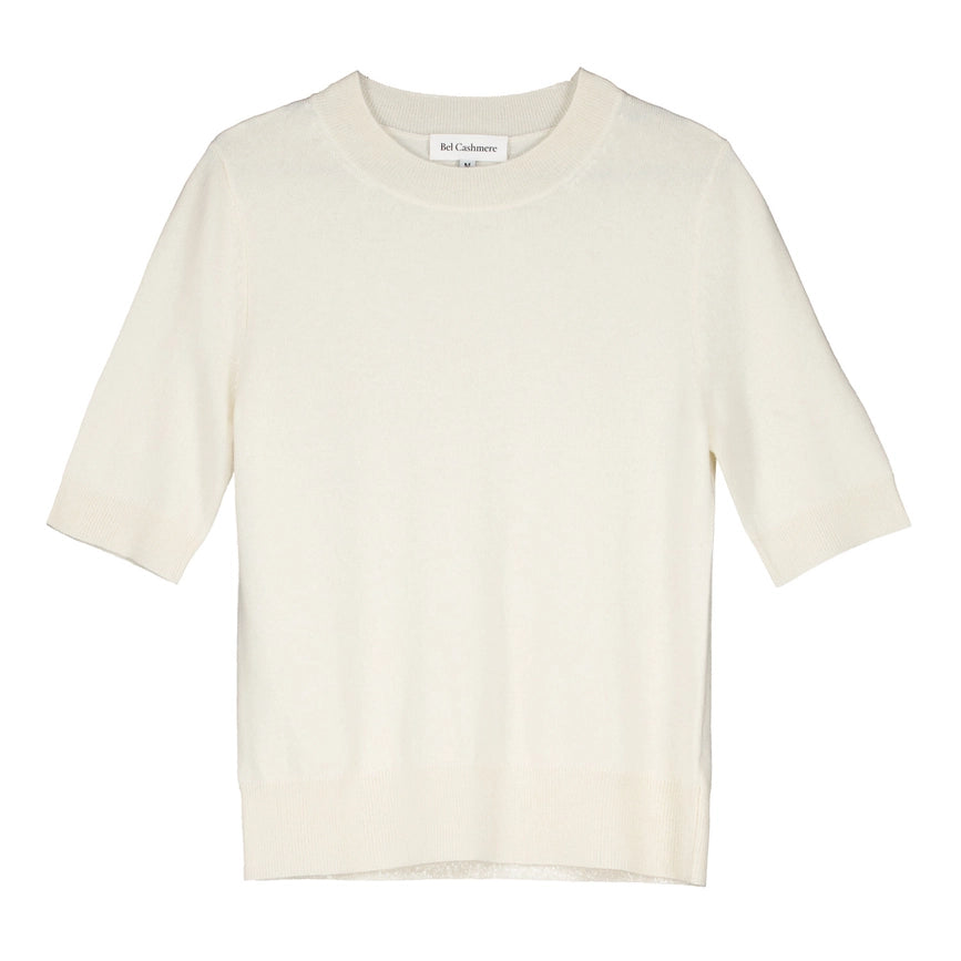Roma Cashmere Sweater Ivory-Sweater-Bel Cashmere S.C.-S-Ivory-Urbanheer