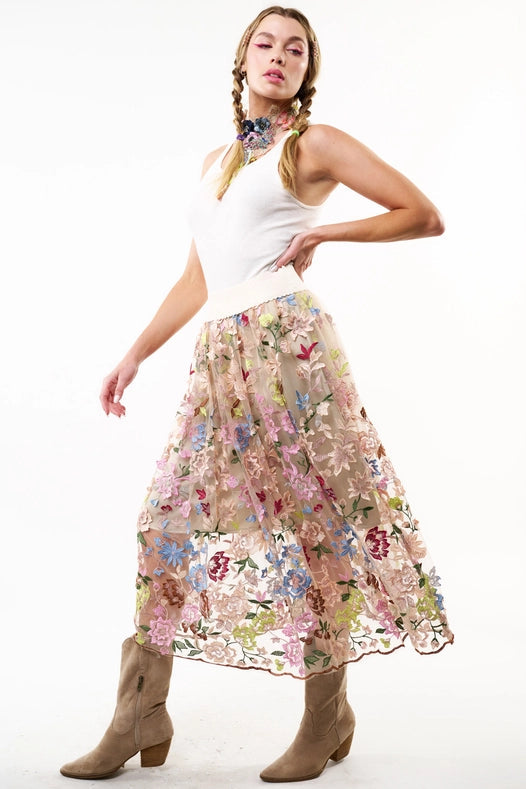 Roman Holiday Skirt-SKIRT-Aratta-L-Ivory-Urbanheer