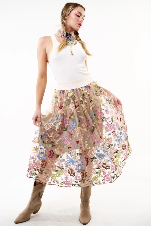 Roman Holiday Skirt-SKIRT-Aratta-L-Ivory-Urbanheer