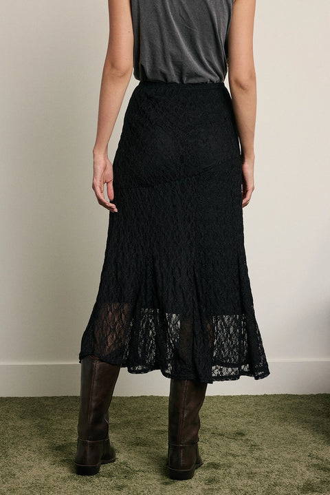 Romantic Lace Mermaid Mid Skirt