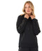 Romi Feather Fleece Trim Detail Hoodie