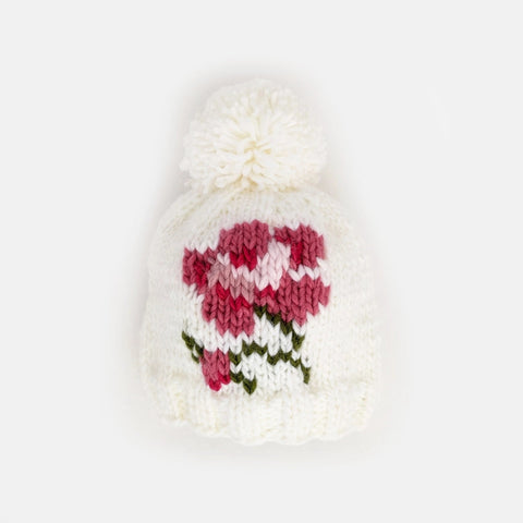 Rose Beanie Hat Baby & Kids-Hat-Huggalugs-Small (0-6 months)-Urbanheer